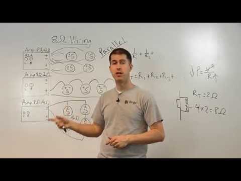 Wiring an 8-Ohm Audio System