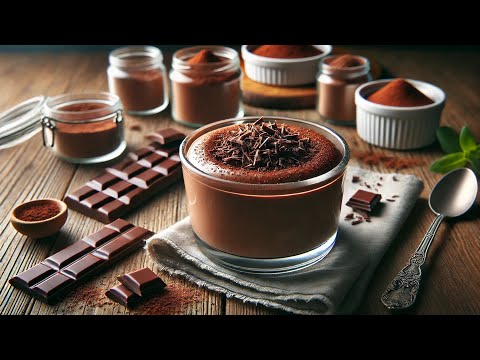 Pudding de Chocolate Alto en Proteína Vegana | Receta Saludable Sin Azúcar | Postre Fitness Fácil