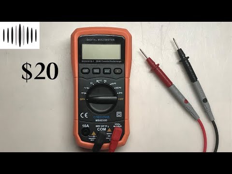DR #18 - $20 Multimeter Review - Crenova MS8233D