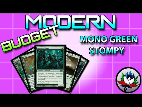 Aggressive Mono Green Stompy “Budget” Modern Deck Tech for Magic: The Gathering – MTG!