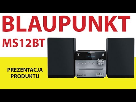 Muzikinis centras Mini muzikos sistema Blaupunkt MS12BT video