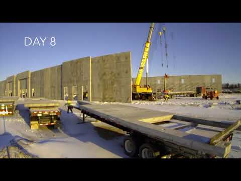 Commerce I at PARK 151 - Precast Panels Time Lapse