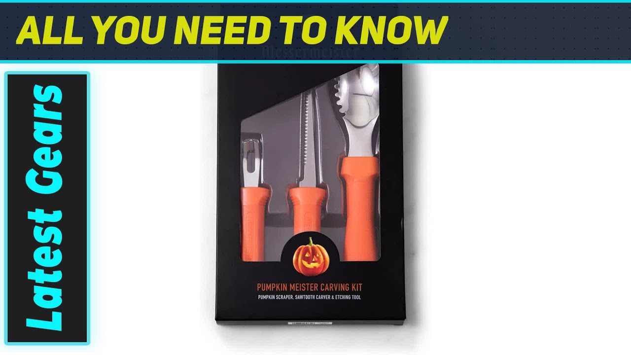 Messermeister 3-Piece Pumpkin Carving Set: The BEST for Spooky Season!