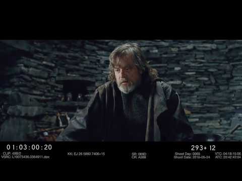 DELETED SCENE The Last Jedi Luke mourns the death of Han Solo