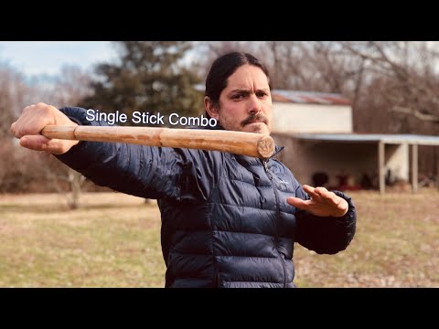 Single Stick Combo Drill | Kali Stick Fighting Techniques