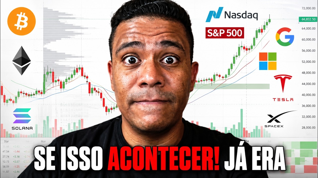 TRADING AO VIVO: SE ISSO ACONTECER JÁ ERA BITCOIN, SP500, NASDAQ, OURO, FOREX