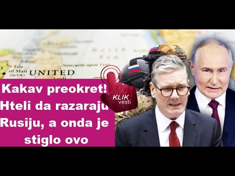 *Kakav preokret! Hteli da razaraju Rusiju, a onda je stiglo ovo*
