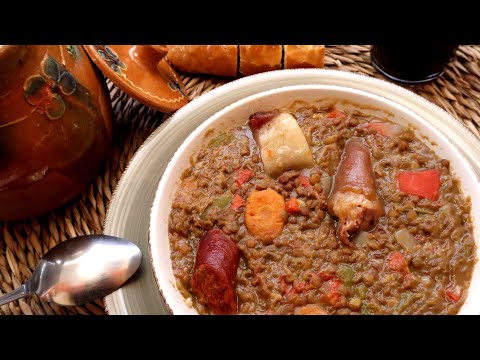 LENTEJAS CON CHORIZO EN OLLA EXPRESS 🚀, RÁPIDA Y FACIL 👍🏻