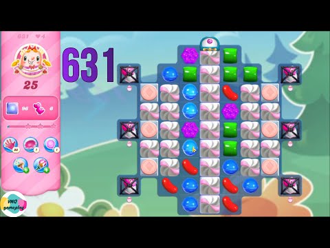 Candy Crush Saga level 631 NO BOOSTERS
