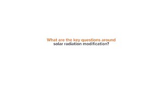 Gabriela Ramos: What are the key questions around solar radiation modification?