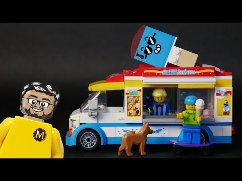 Vidéo LEGO City 60253 : Le camion du marchand de glace