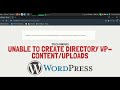 FIXED Unable To Create Directory Wp Content Uploads On Wordpress Localhost
