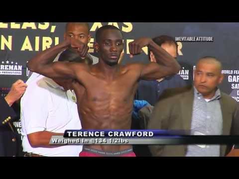 Garcia vs JML: Rising Star Terence Crawford Makes Weight For Fight Against Alejandro Sanabria