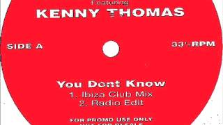 malicious & kenny thomas - you don´t know (2000 promo vinyl RARE