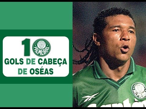 10 Gols de cabeça de OSÉAS (Palmeiras) + Extra ("gols contra" do Corinthians em favor do Verdão)