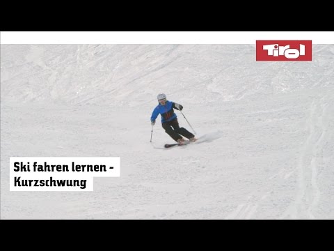 Skifahren Technik: Kurzschwung lernen - Tirol in Österreich