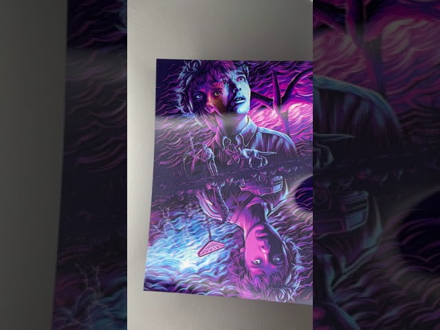 لوحة فنية جدارية ازرق بفنسجي دياكس متغير محرك جديد قوي فخم متلون اسود