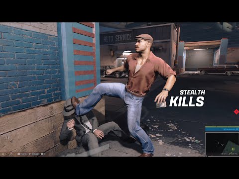 Mafia 3 (Hard Mode) - Stealth Action Kills [PC 2K/60FPS]