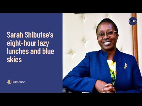Sarah Shibutse's eight-hour lazy lunches and blue skies