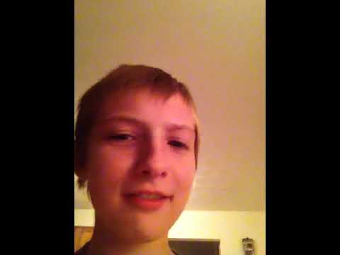 My cousin is telling a story and talking in morse code.