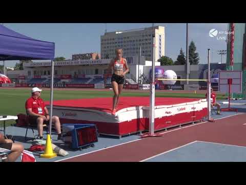 Julia Grochulska, skok wzwyż, 53. PZLA Mistrzostwa Polski U18, 30.07.2021, Włocławek