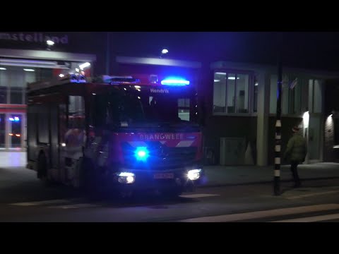 [2X Verkeerd Adres] Brandweer Hendrik en Teunis met spoed naar een Woningbrand in Amsterdam