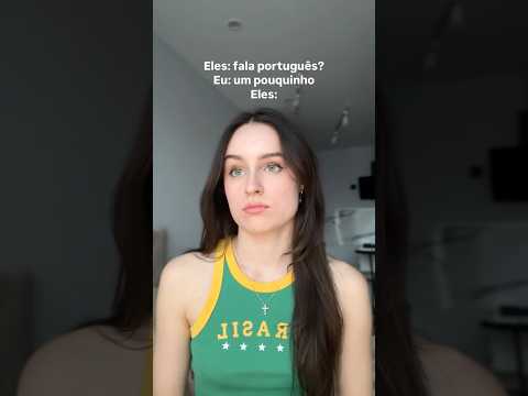 I speak BRAZILIAN but not Portuguese 😂🇧🇷 #gringa #brazil #russian #portugal
