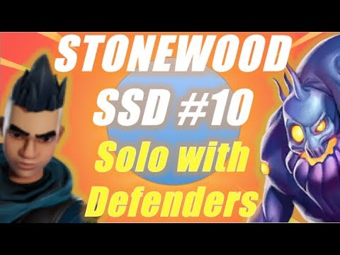 Stonewood SSD #10, Solo with Ninja Dragon Scorch and Defenders / Fortnite Save the World
