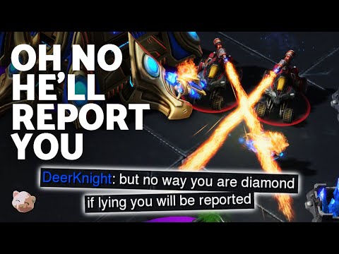 When they think you're a Smurf thanks to an ICYFAR challenge | Harassment (3-games) - StarCraft 2