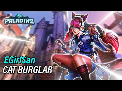 EGirlSan Maeve Pro Competitive l GRANDMASTER l CAT BURGLAR l PALADINS GAMEPLAY
