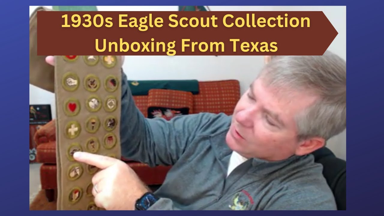 1930s Eagle Scout Collection Unboxing From TX