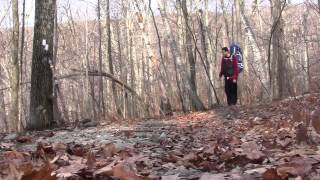 preview picture of video 'Alander Mtn hiking and camping in Massachusetts during fall'