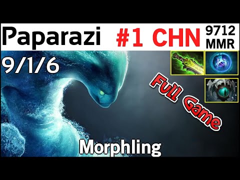 Paparazi (iG) - Morphling -  Rank#1 china - Full Game Dota 2 Dota2