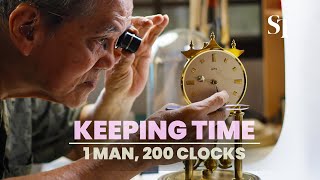 Keeping time: A man's timeless love for antique clocks