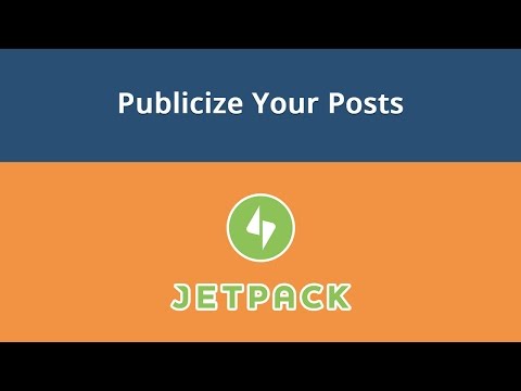 JetPack WordPress Plugin Tutorial Lesson 4 Publicize Your Posts