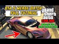 GTA MERGE GLITCH F1 BENNYS WHEELS ON ANY CAR IN GTA 5 ONLINE Modded Car To Car Merge Glitch