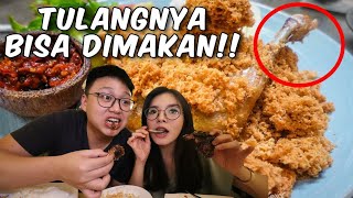 KULINER EXTREME ! MAKAN AYAM SAMA TULANG NYA !!