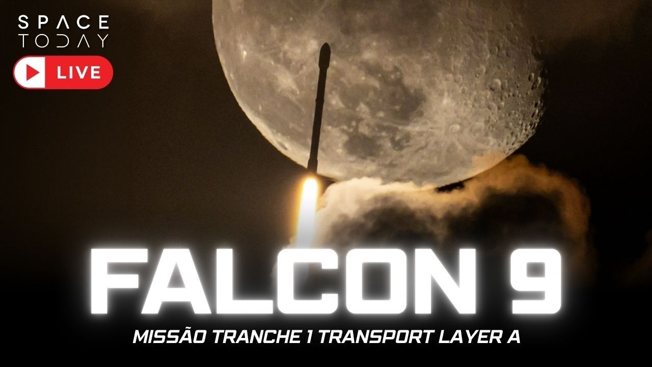 2ª TENTATIVA DE LANÇAMENTO DO FALCON 9 + POUSO EM TERRA!!! | MISSÃO TRANCHE 1 TRANSPORT LAYER A