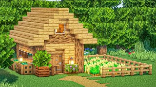 Minecraft: How To Build a Survival Wooden House / Tutorial