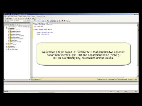 Sql Tutorial Create Table Lesson 1