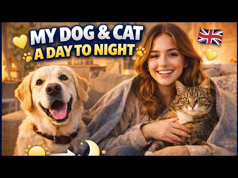 From morning cuddles to cozy nights, every moment feels better with my dog and cat by my side 🐶🐱🤍