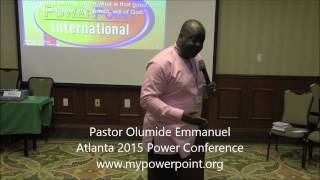 Life Seminar 2 with Olumide Emmanuel, Atlanta 2015 Power Conference