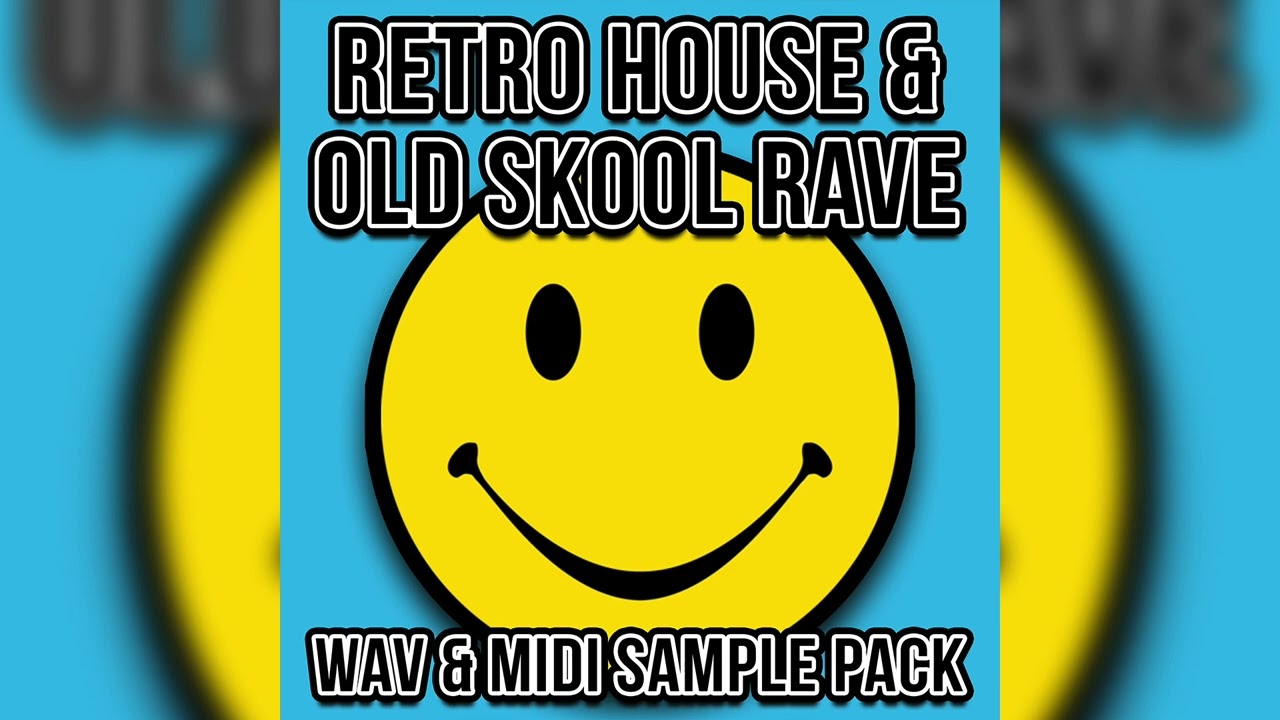 Retro House & Old Skool Rave WAV & MIDI Sample Pack