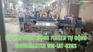 Bộ máy đánh mộng Finger (răng lược) tự động lăn keo WM-IAT620S giá tốt