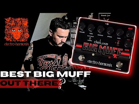 Electro-Harmonix Deluxe Big Muff Pi Distortion Fuzz / Sustainer Mids 2014 - Present - Black / Red image 9