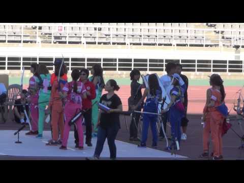 20130903 Miss A Suzy Archery Practice @ Idol Sports Athletics Championships
