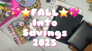💖⭐️Saving with FREE Printablk Challenges⭐️💖Fall Into Savings 2025 #savingmoney #savingschallenges