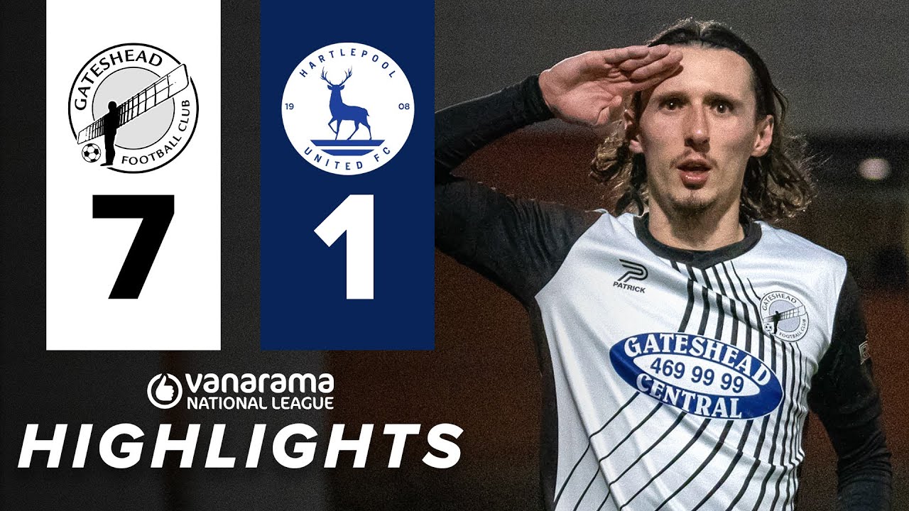 Gateshead put SEVEN past Pools! 🤯 | Gateshead 7-1 Hartlepool United | HIGHLIGHTS