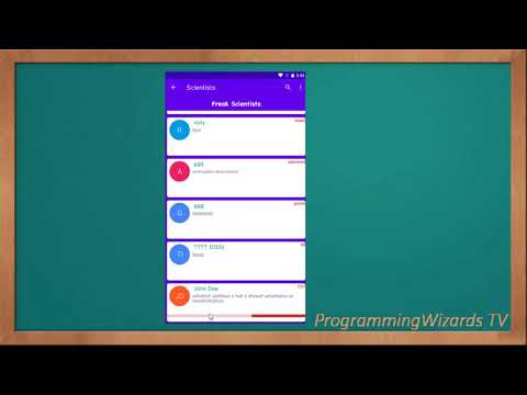 Student Projects S1E2: Renowned Scientists App - Kotlin Retrofit MySQL CRUD, Search,Pagination
