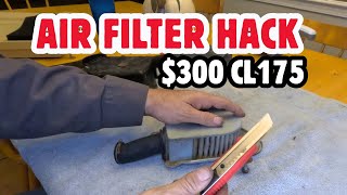 Would You Trust THIS Air Filter Hack on a Vintage Honda?